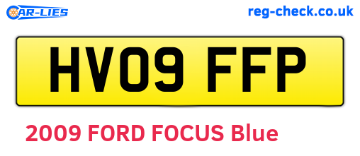 HV09FFP are the vehicle registration plates.