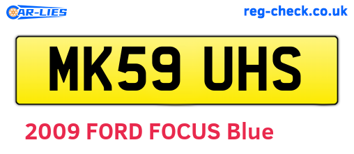 MK59UHS are the vehicle registration plates.