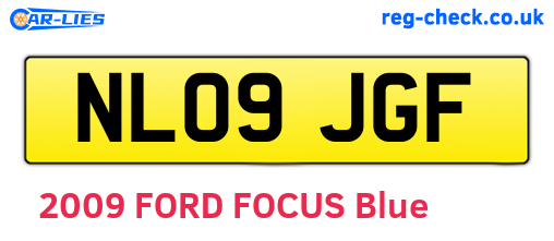NL09JGF are the vehicle registration plates.