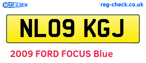 NL09KGJ are the vehicle registration plates.
