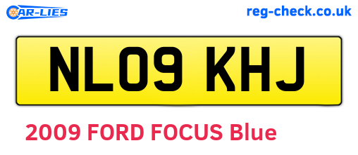 NL09KHJ are the vehicle registration plates.