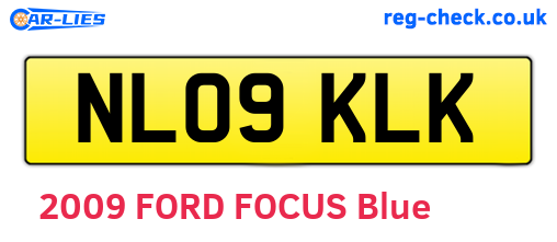 NL09KLK are the vehicle registration plates.
