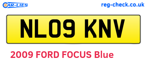 NL09KNV are the vehicle registration plates.