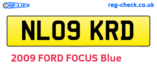 NL09KRD are the vehicle registration plates.