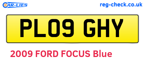 PL09GHY are the vehicle registration plates.