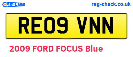 RE09VNN are the vehicle registration plates.