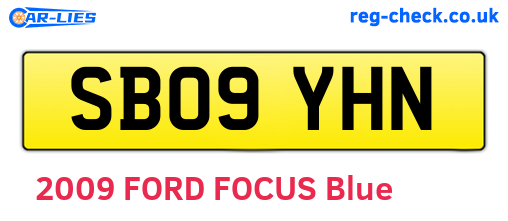 SB09YHN are the vehicle registration plates.