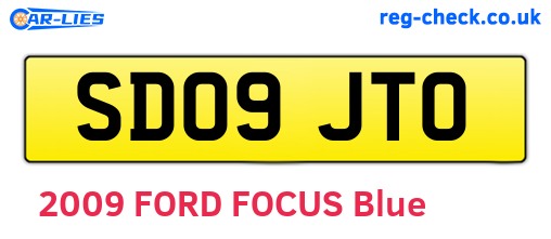 SD09JTO are the vehicle registration plates.