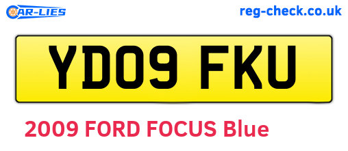 YD09FKU are the vehicle registration plates.