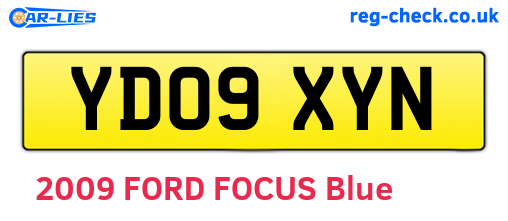 YD09XYN are the vehicle registration plates.