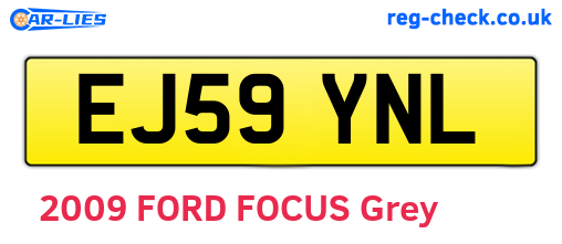 EJ59YNL are the vehicle registration plates.
