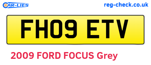FH09ETV are the vehicle registration plates.