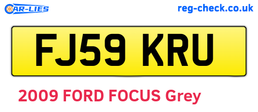 FJ59KRU are the vehicle registration plates.