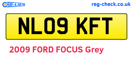 NL09KFT are the vehicle registration plates.
