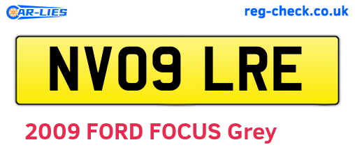 NV09LRE are the vehicle registration plates.