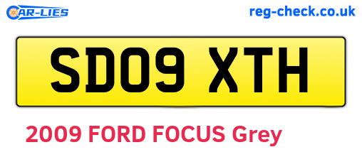 SD09XTH are the vehicle registration plates.