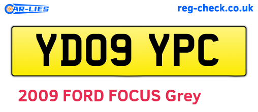 YD09YPC are the vehicle registration plates.