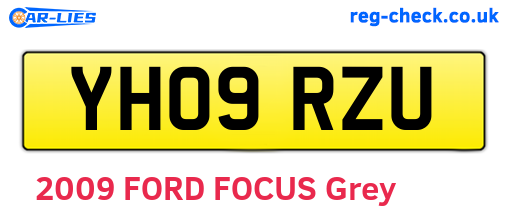 YH09RZU are the vehicle registration plates.