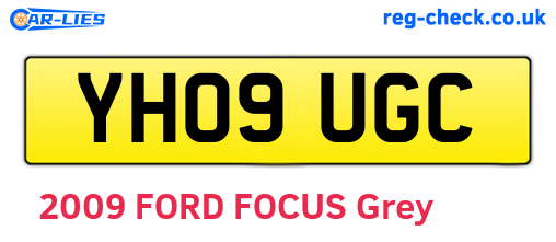 YH09UGC are the vehicle registration plates.