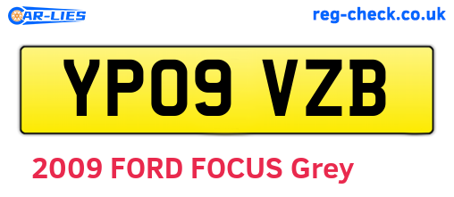 YP09VZB are the vehicle registration plates.