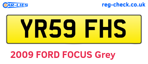 YR59FHS are the vehicle registration plates.