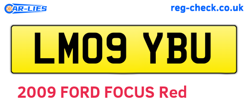 LM09YBU are the vehicle registration plates.