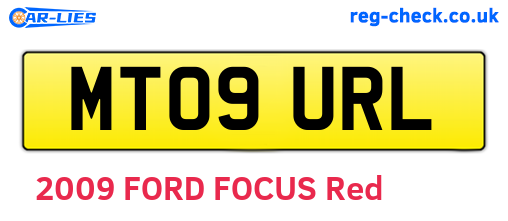 MT09URL are the vehicle registration plates.