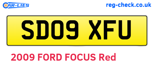 SD09XFU are the vehicle registration plates.