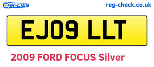 EJ09LLT are the vehicle registration plates.