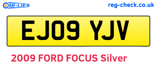 EJ09YJV are the vehicle registration plates.