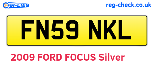 FN59NKL are the vehicle registration plates.