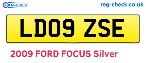 LD09ZSE are the vehicle registration plates.