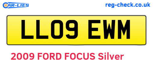 LL09EWM are the vehicle registration plates.