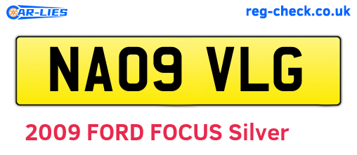 NA09VLG are the vehicle registration plates.
