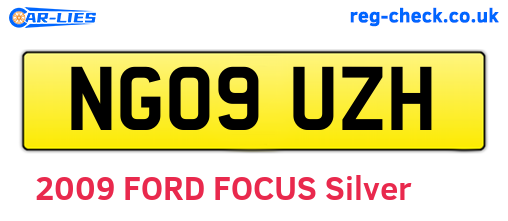 NG09UZH are the vehicle registration plates.