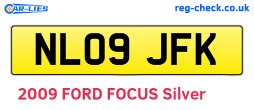 NL09JFK are the vehicle registration plates.