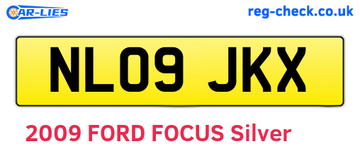 NL09JKX are the vehicle registration plates.