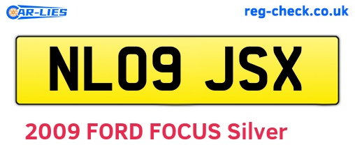 NL09JSX are the vehicle registration plates.