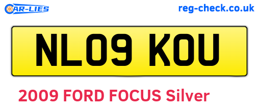 NL09KOU are the vehicle registration plates.