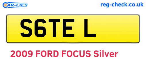 S6TEL are the vehicle registration plates.