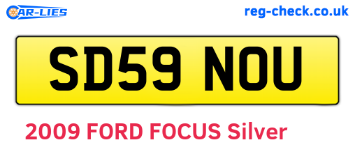 SD59NOU are the vehicle registration plates.