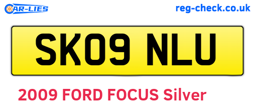 SK09NLU are the vehicle registration plates.