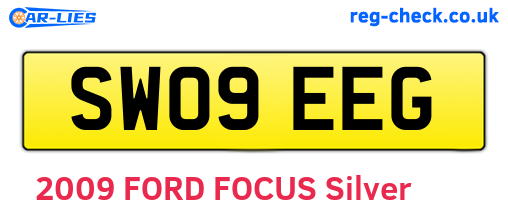 SW09EEG are the vehicle registration plates.