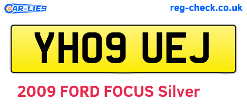 YH09UEJ are the vehicle registration plates.