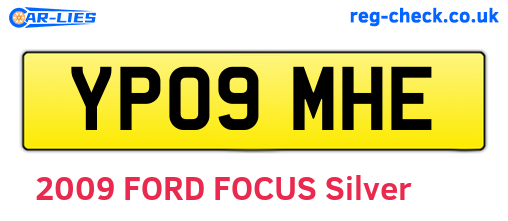 YP09MHE are the vehicle registration plates.