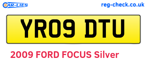 YR09DTU are the vehicle registration plates.