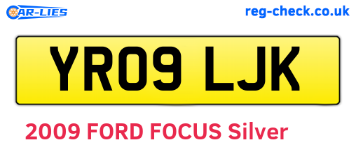 YR09LJK are the vehicle registration plates.