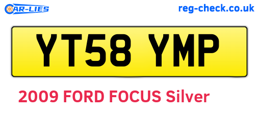YT58YMP are the vehicle registration plates.