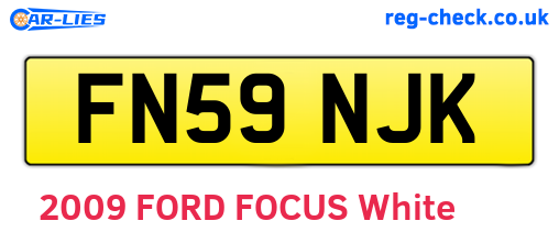 FN59NJK are the vehicle registration plates.