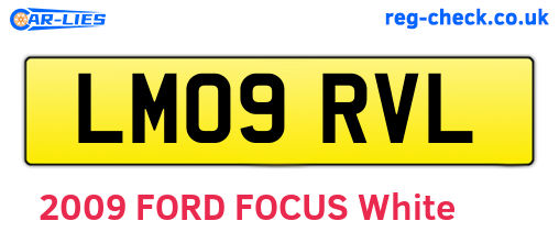 LM09RVL are the vehicle registration plates.